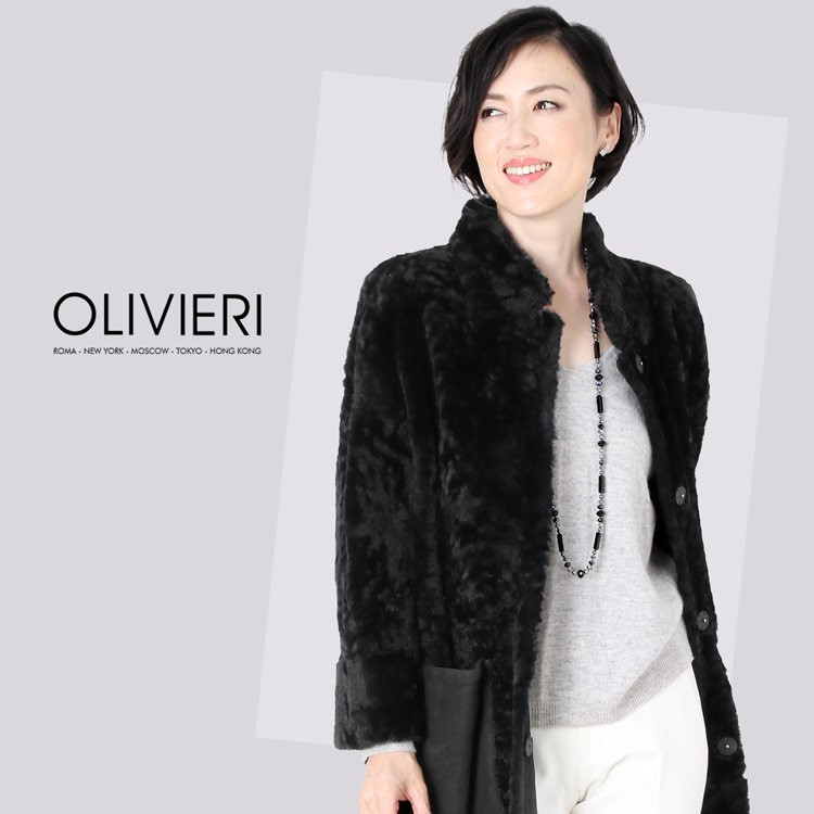 sankyo shokai リアルムートン ［OLIVIERI］ ムートン ロング