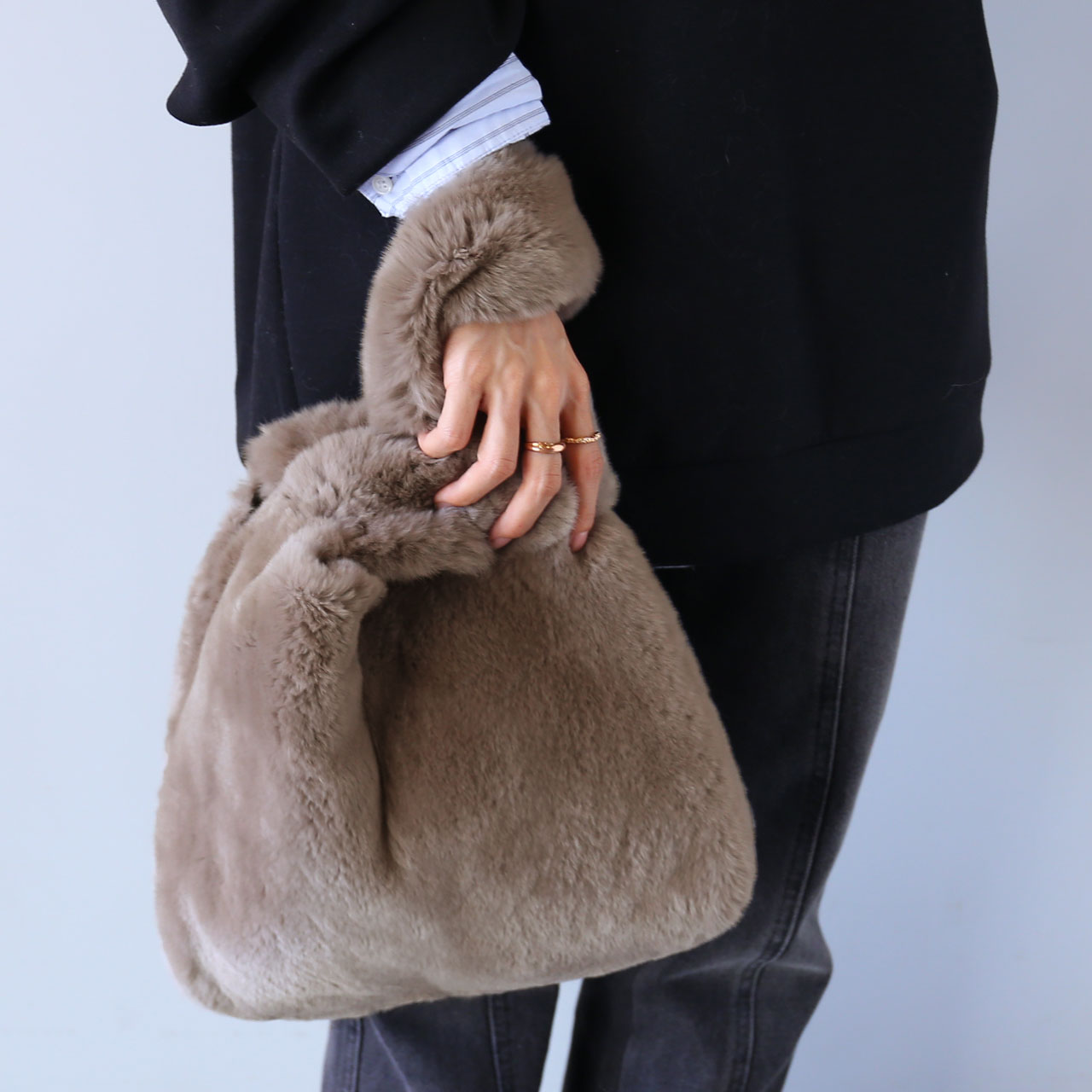 sankyo shokai（三京商会） レッキス ファーバッグ レディース 秋冬