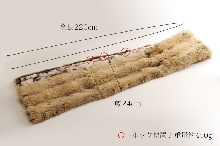 sankyo shokai（三京商会） ロシアン セーブル ストール ロング