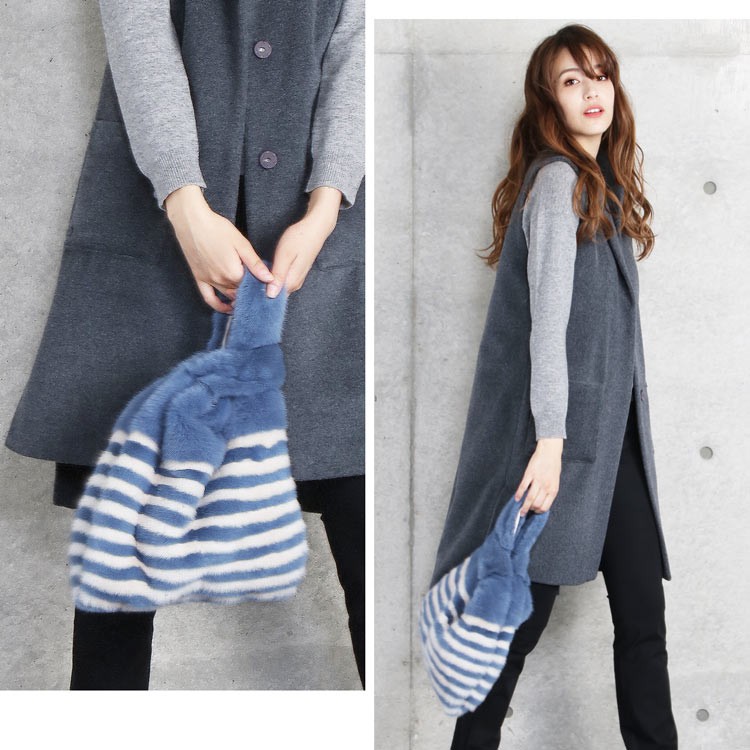 sankyo shokai（三京商会） ファーバッグ レディース ミンク