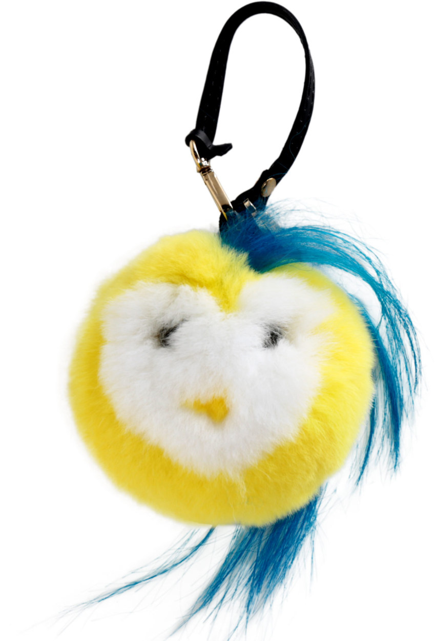 GIANNI CHIARINI レッキスファー バッグチャーム バッグ