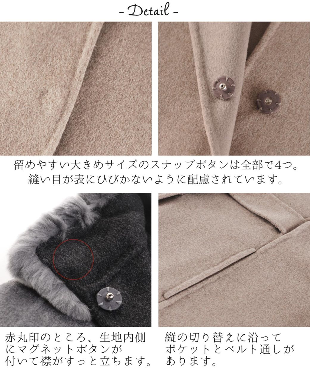 Filomo カシミヤ ブレンド ウール ケープ レッキス ファー 一枚仕立て 手縫い ハンドメイド レディース (02000091r) 【爆買!!】の画像