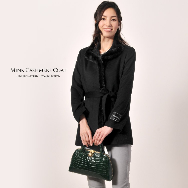 sankyo shokai（三京商会） ファー付き/アウター/ミンクカシミヤ