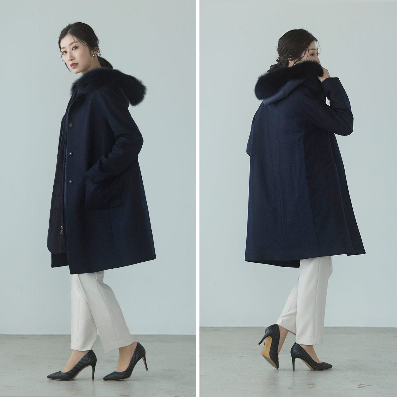 Filomo（フィローモ） ライナー 付き コート 3way ダウンベスト