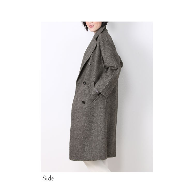 Filomo チェスターコート レディース 秋冬 カシミヤブレンド