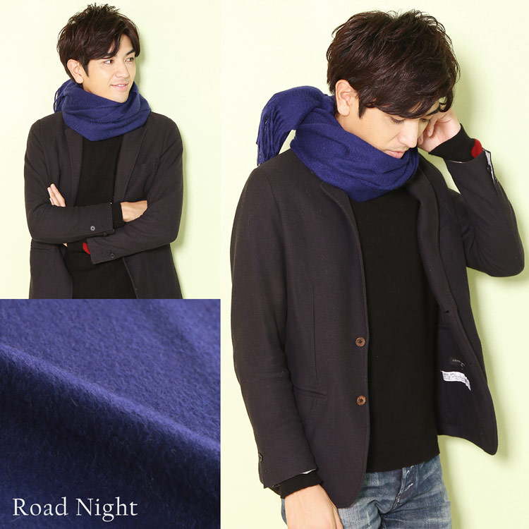 極 カシミヤ 100% ストール マフラー ボルドー