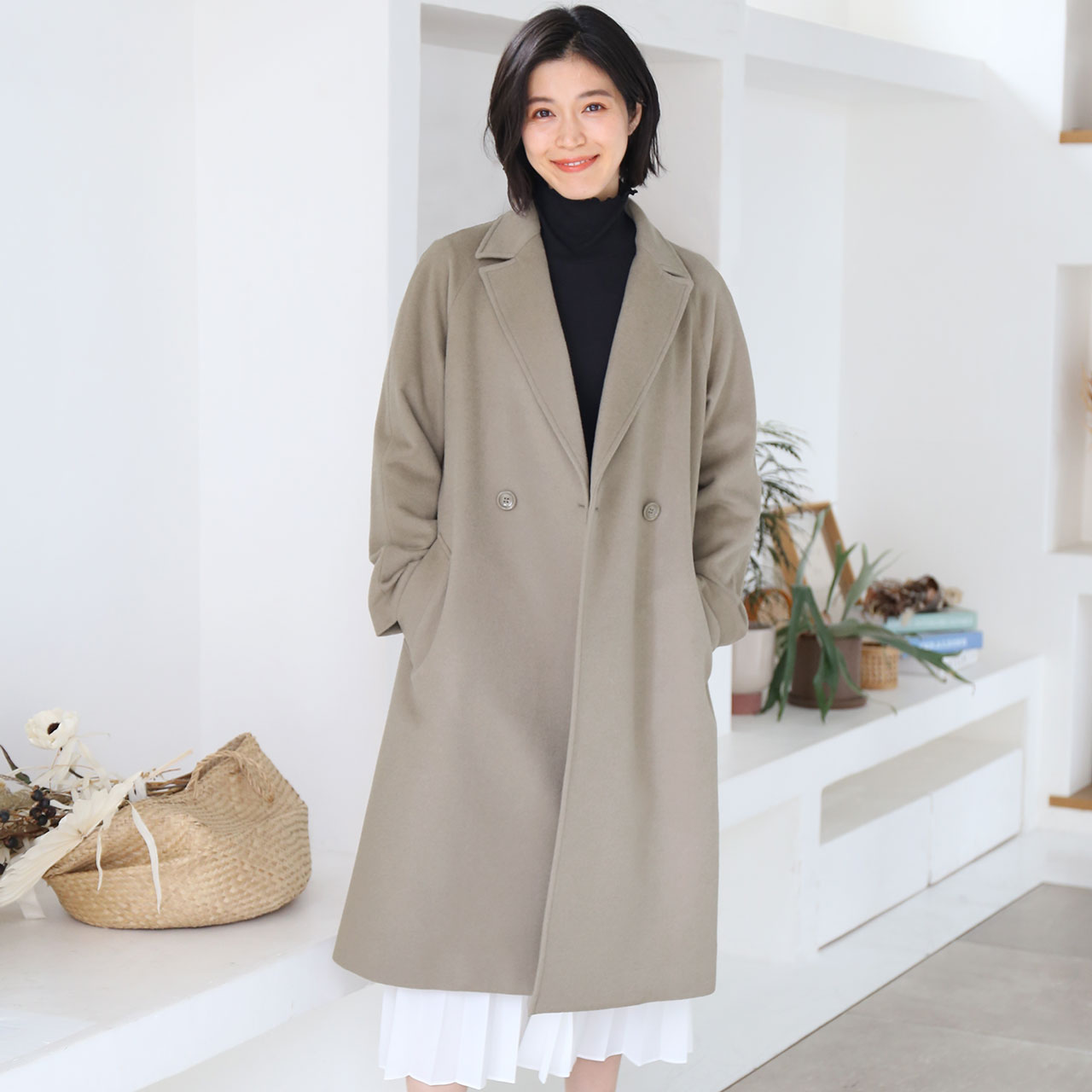 2024福袋】 【高級】CASHMERE オーバーサイズ レディース コート