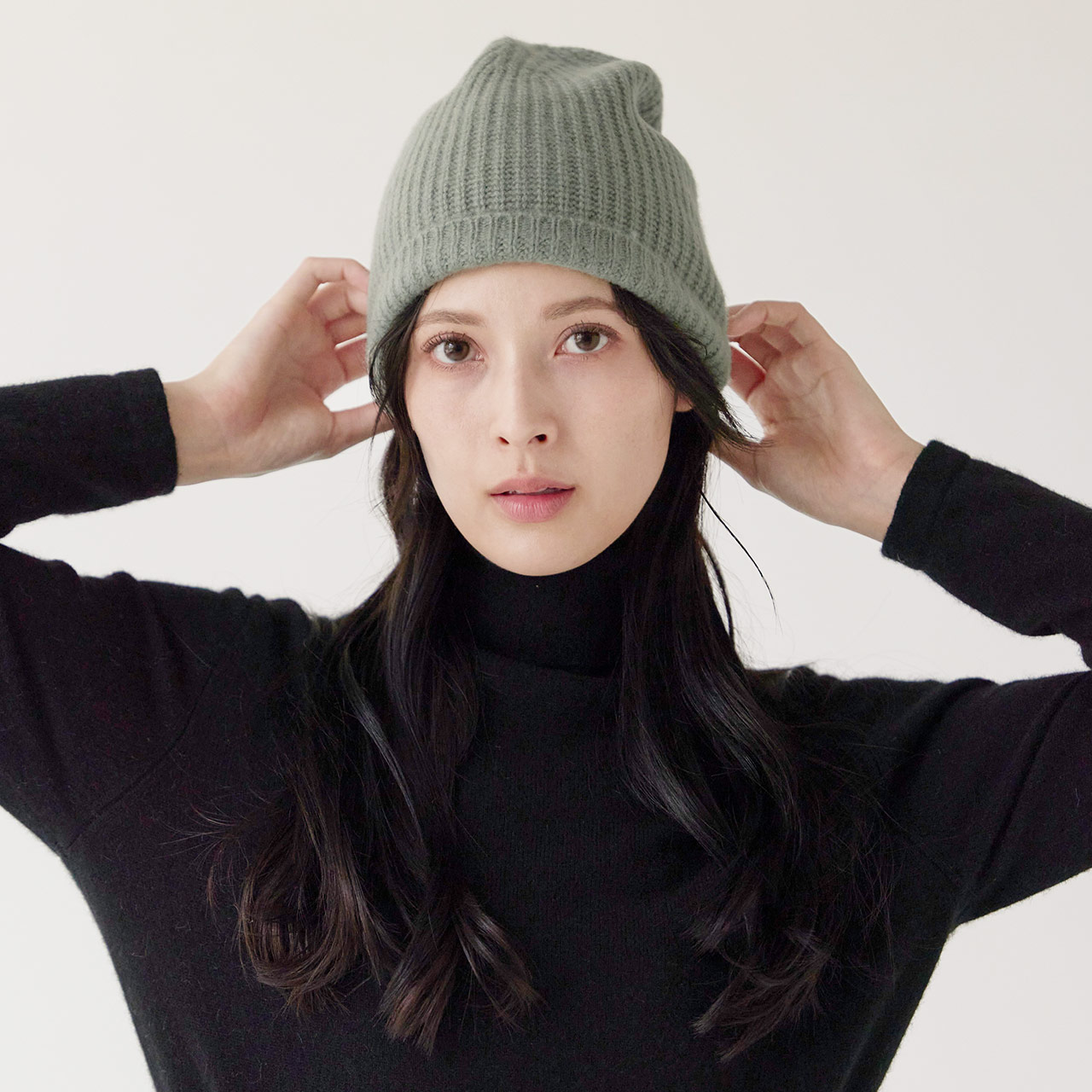 sankyo shokai（三京商会） ニット帽 レディース カシミヤ100％ 帽子