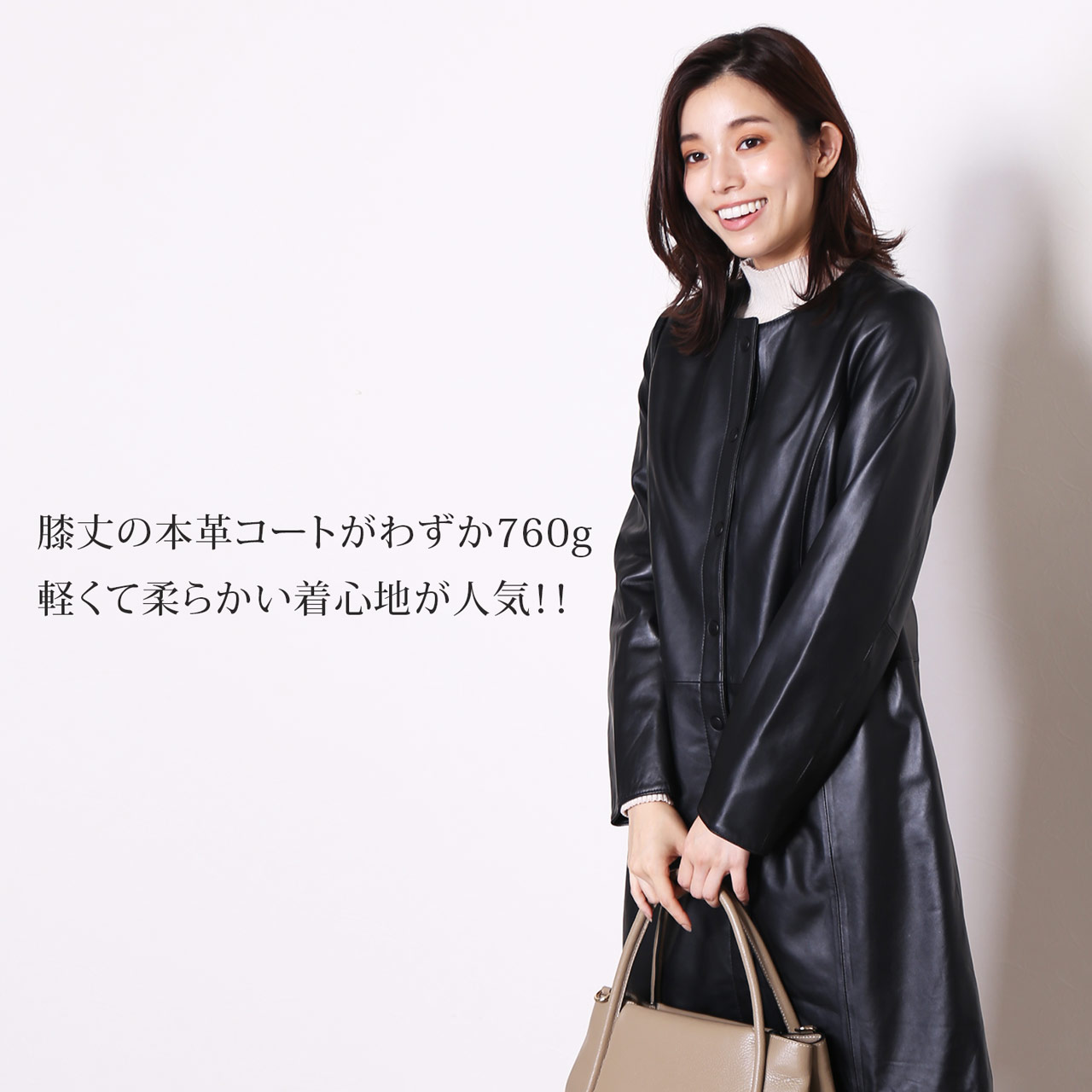 美品♥so close高級ラムレザーダウンコート定価76000円　羊革L〜LL レザージャケット ダウンジャケット ダウンコート メンズ 本革 革