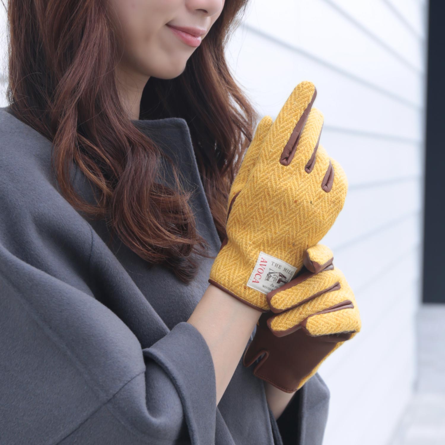 AVOCA（アヴォカ） ［期間限定価格］AVOCA ツイード 手袋 グローブ