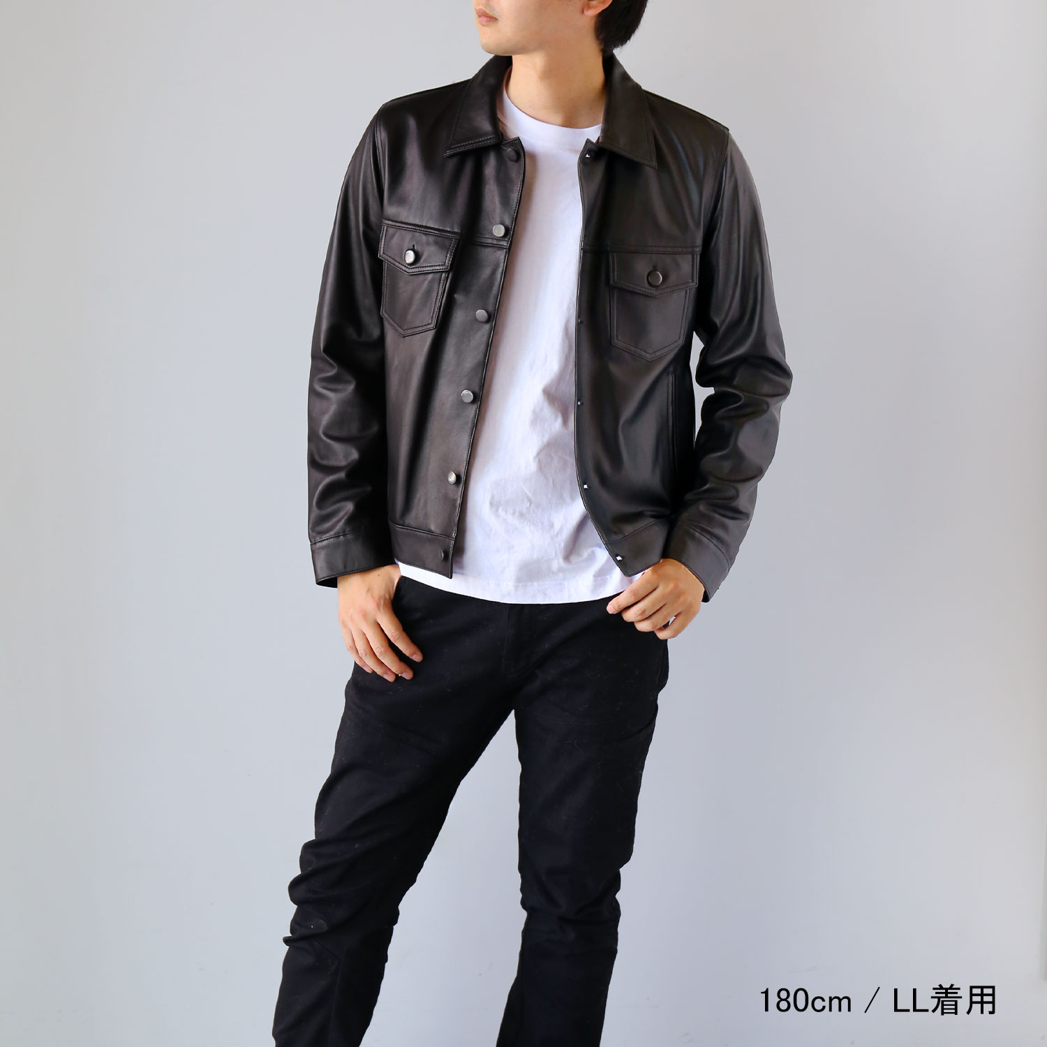 sankyo shokai（三京商会） ［訳あり］レザージャケット 革ジャン 本革