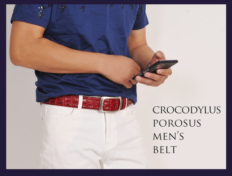 sankyo shokai（三京商会） イタリア製 ポロサス ホーンバック ベルト