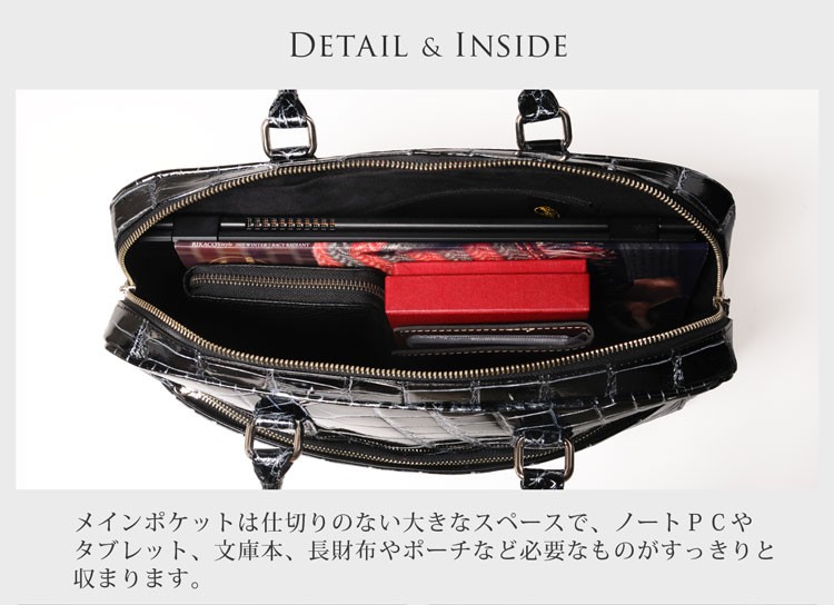 クロコダイルバッグ 良品】crocodile クロコダイル ハンドバッグ 本革 鰐皮 0962