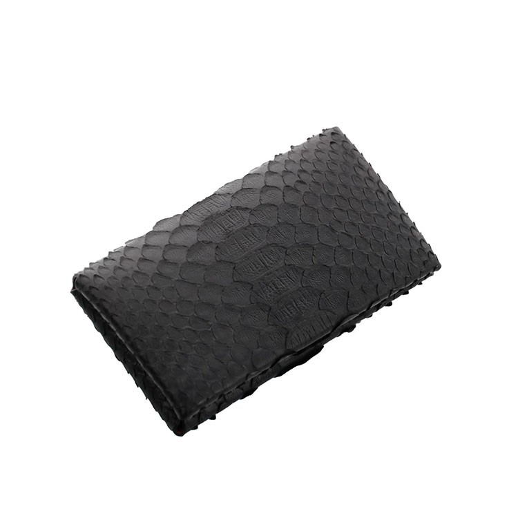 パイソン名刺入れとパイソン財布セット sankyo shokai（三京商会） ダイヤモンド パイソン 名刺入れ 内側ヌメ