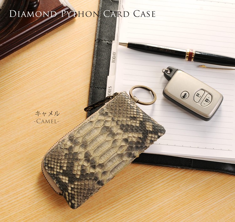 sankyo shokai（三京商会） パイソン レディース 本革 ダイヤモンド