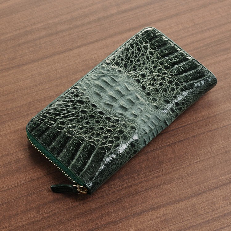 sankyo shokai カイマン 長財布 ラウンド ファスナー フル