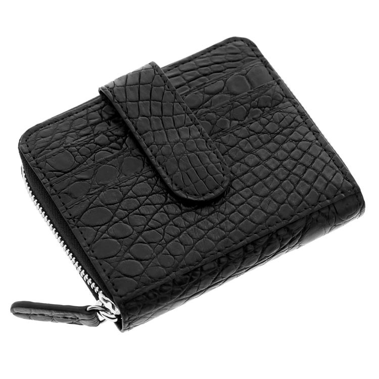 sankyo shokai（三京商会） クロコダイル 折り財布 ラウンド