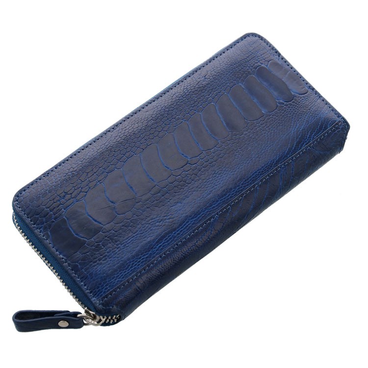 sankyo shokai オーストリッチ レッグ 長財布 ラウンド