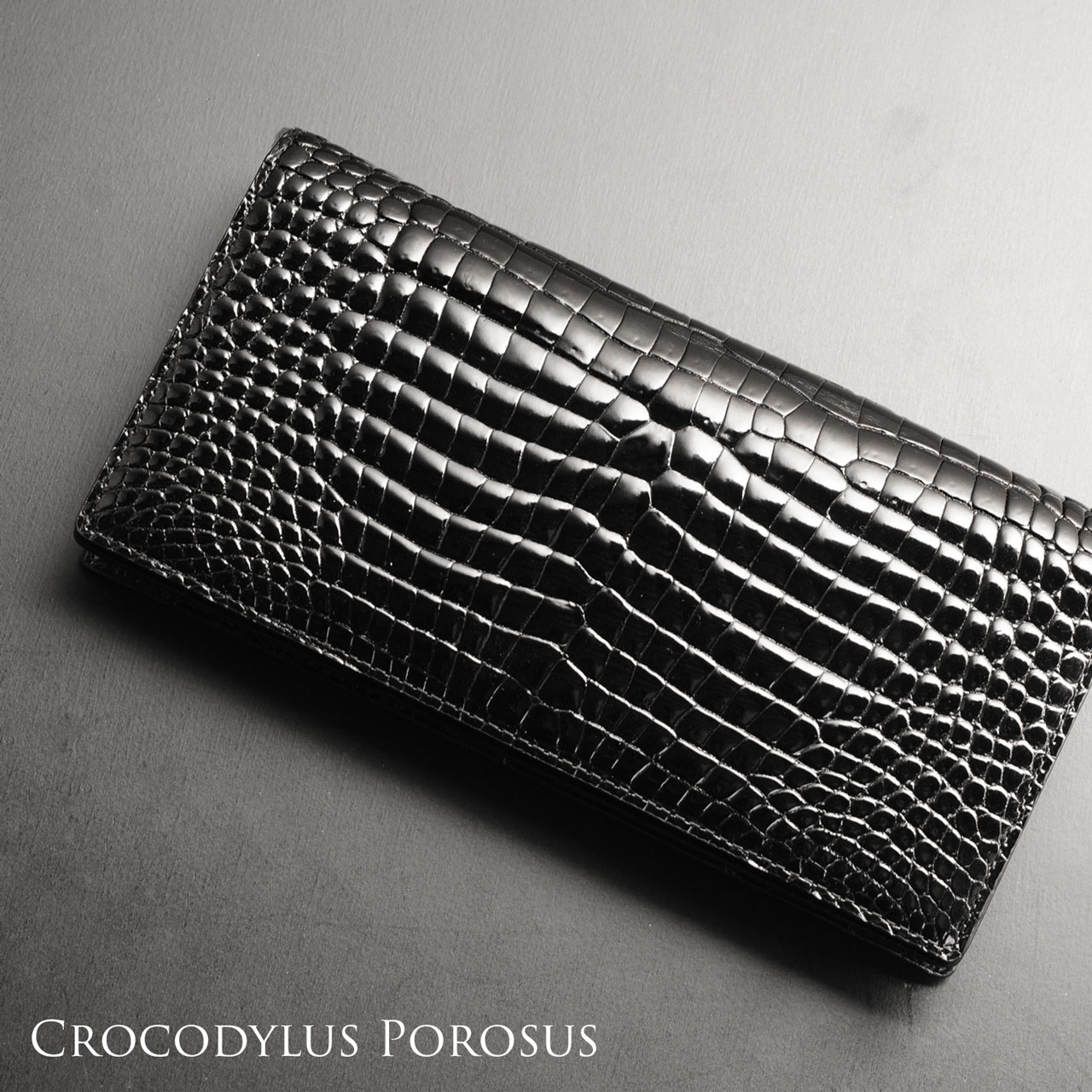 sankyo shokai（三京商会） スモール クロコダイル 無双 長財布