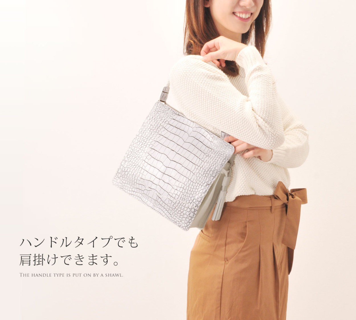 タケチ ハンドバッグ ショルダー付き 2WAY ブラック 目地染め センター取り 楽天市場】【5%オフクーポン】クロコダイル ハンドバッグ レディース