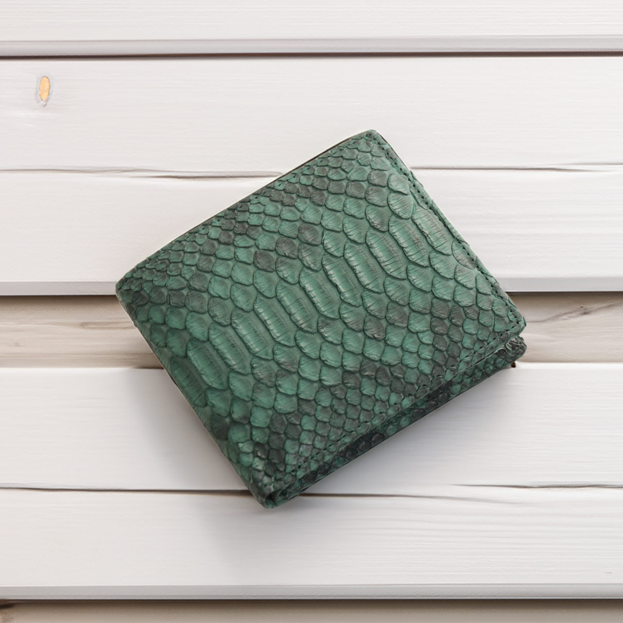 sankyo shokai（三京商会） ダイヤモンド パイソン 折財布 レディース 