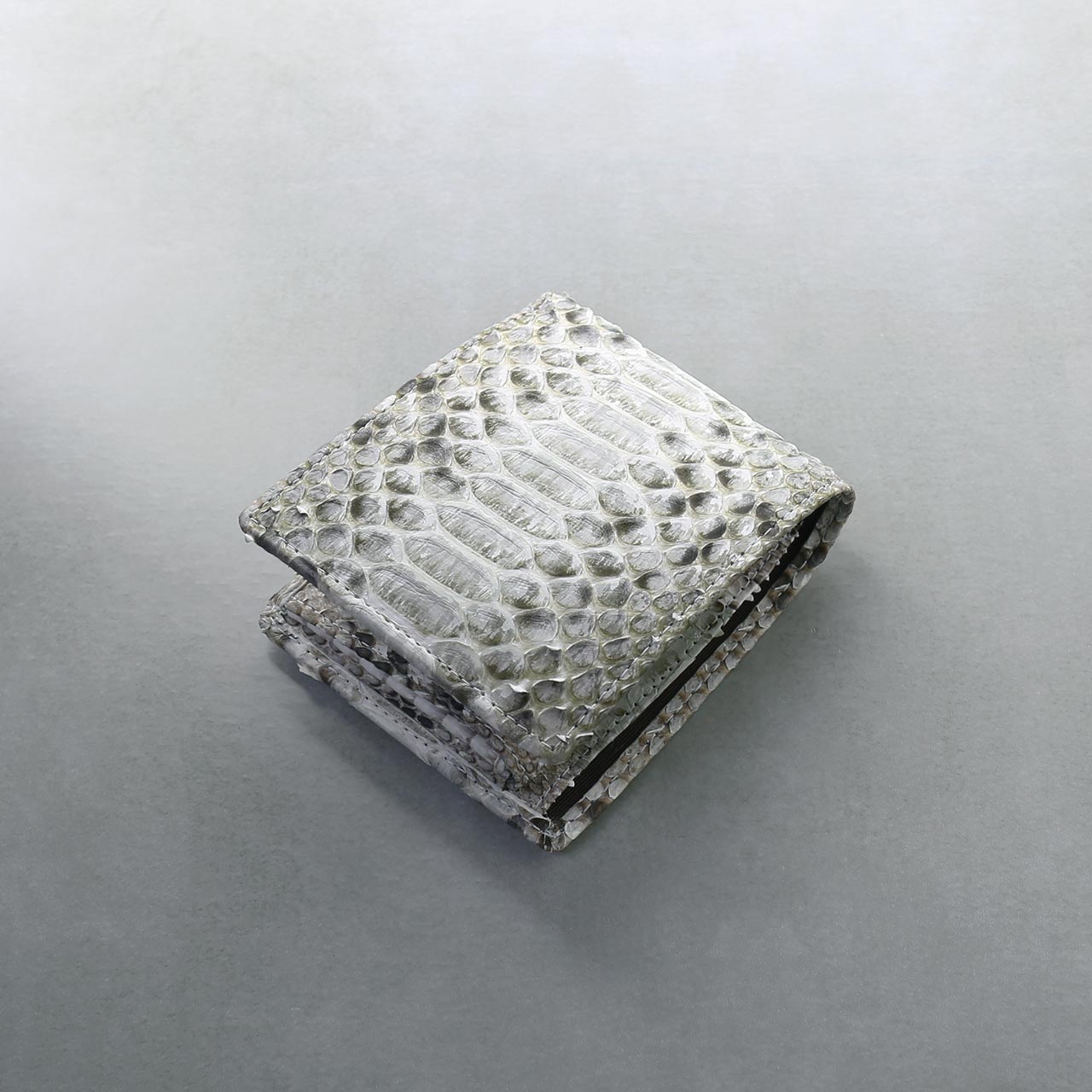 sankyo shokai ダイヤモンド パイソン 折り 財布 メンズ 無双仕立て