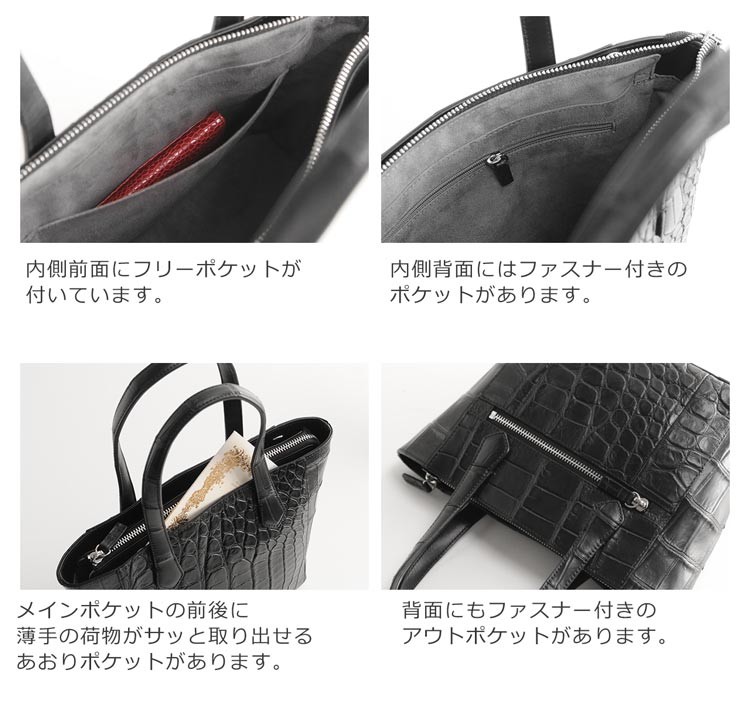 sankyo shokai（三京商会） クロコダイル ハンドバッグ レディース