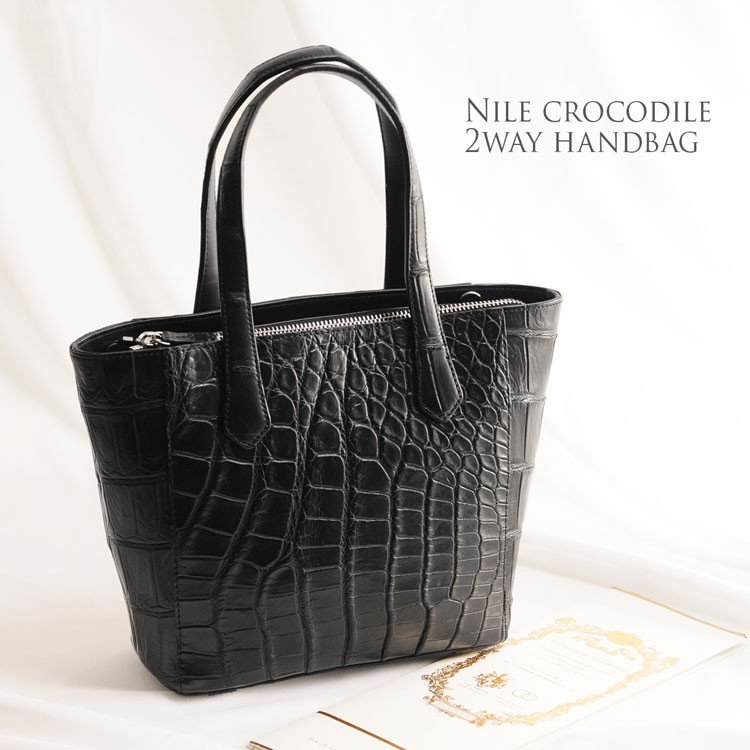 sankyo shokai（三京商会） クロコダイル ハンドバッグ レディース