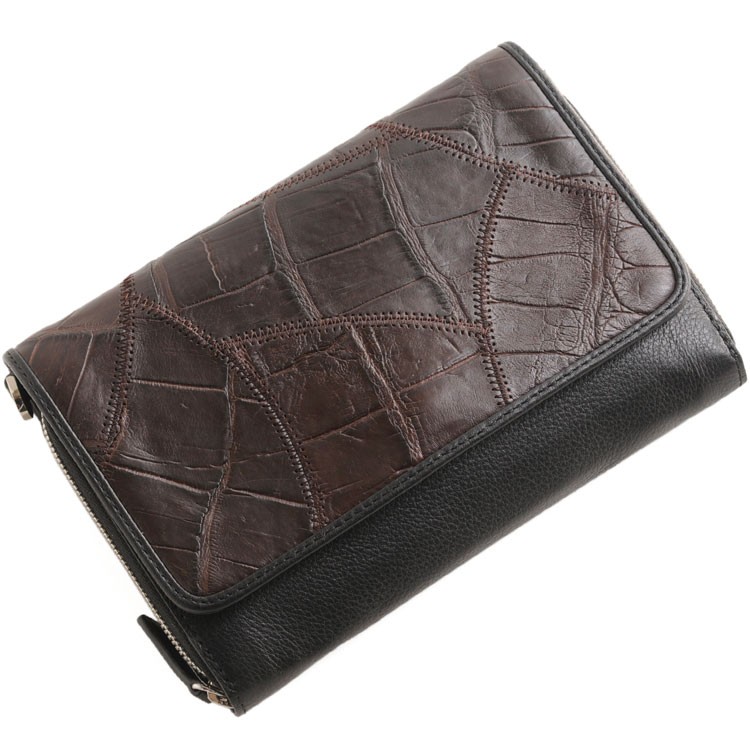 sankyo shokai（三京商会） お財布 ポシェット 2WAY クロコダイル