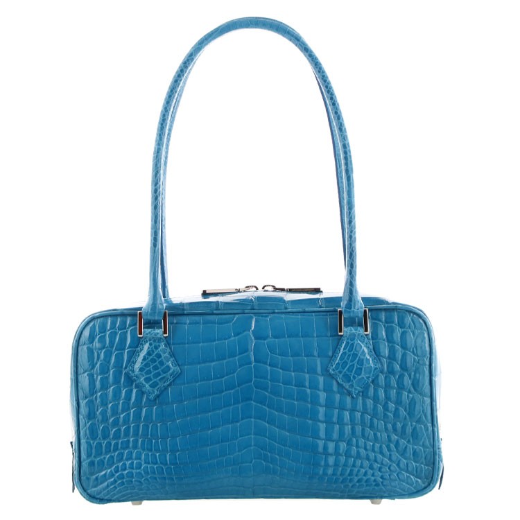 sankyo shokai [5%offクーポン]クロコダイルハンドバッグ シャイニング