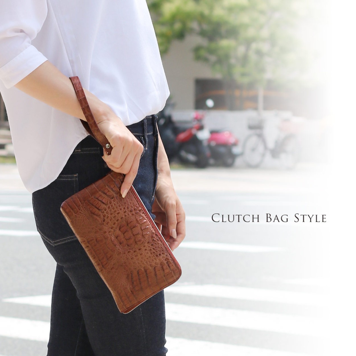 sankyo shokai（三京商会） カイマン マット クラッチ ショルダー