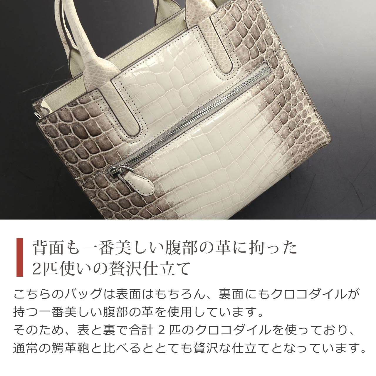 sankyo shokai ヒマラヤ クロコダイル ハンドバッグ