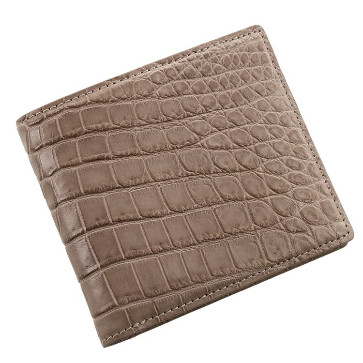 sankyo shokai（三京商会） クロコダイル 折り財布 マット加工