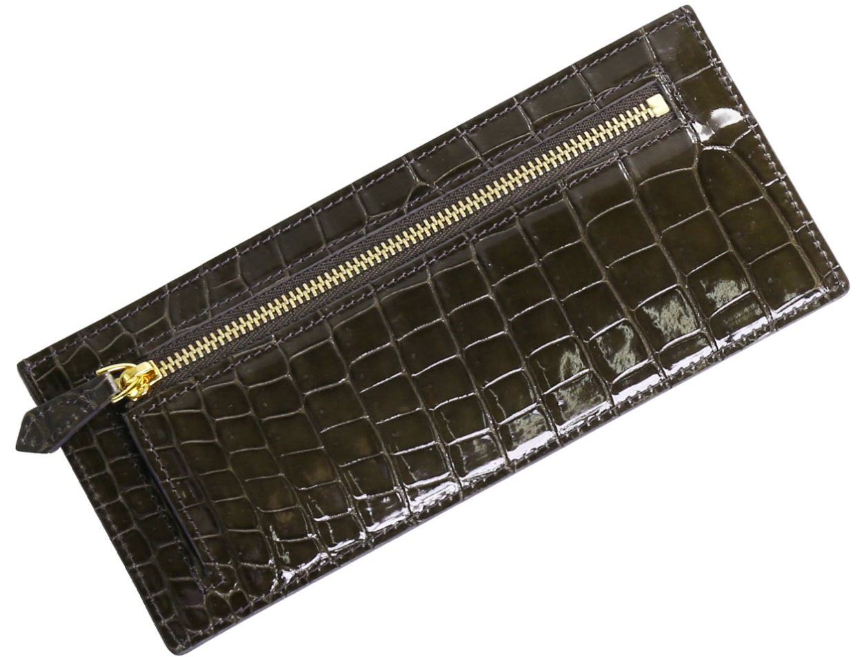 sankyo shokai（三京商会） クロコダイル 長財布 メンズ ポロサス