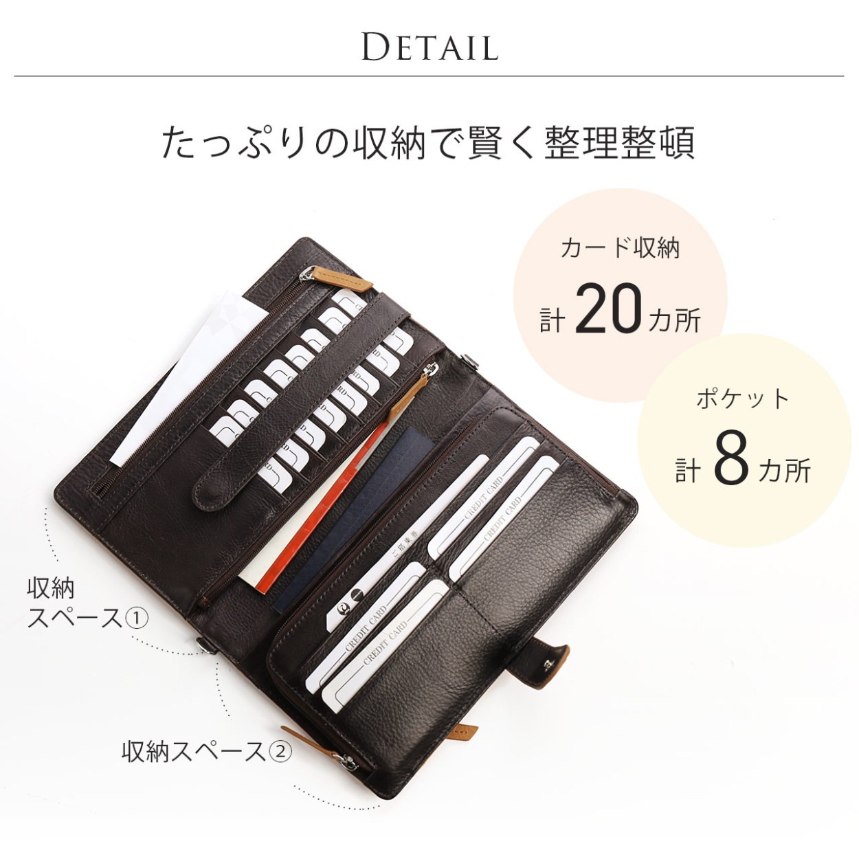 お財布ショルダー オーストリッチ フルポイント バイカラー 本革 レディース 3WAY ウォレットバッグ (06001511r) ギフト プレゼント | sankyo shokai | 18