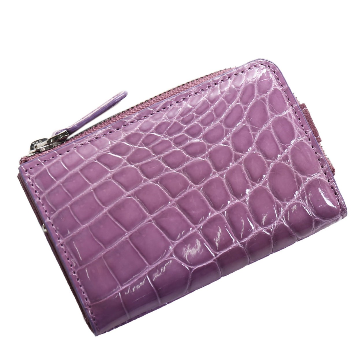 クロコダイル キーケース シャイニング 加工 小銭入れ 付き ヘンローン 全16色(06001523r) sankyo shokai（三京商会） クロコダイルキーケース シャイニング 加工