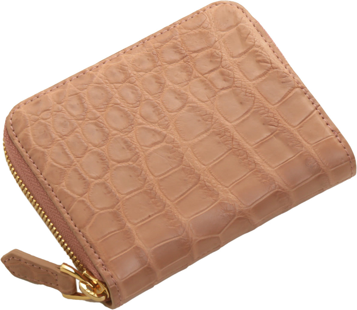 sankyo shokai（三京商会） ミニ財布 レディース 本革 革 クロコダイル