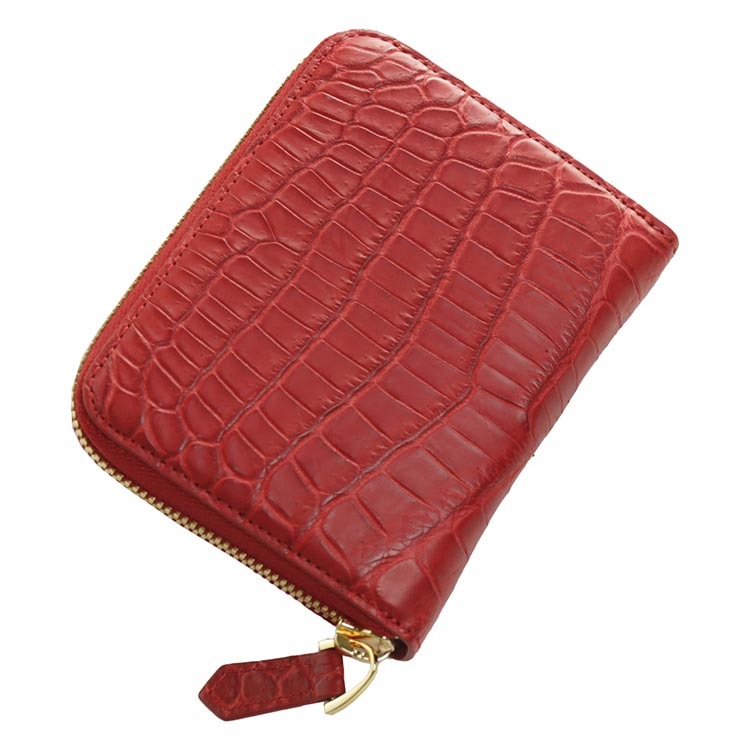 ミニ財布 メンズ クロコダイル 小さい財布 財布 本革 (06001533-mens-1r) バレンタイン | sankyo shokai | 04