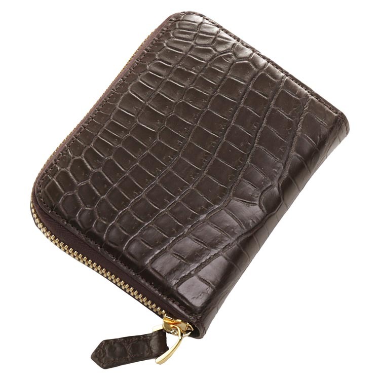 ミニ財布 メンズ クロコダイル 小さい財布 財布 本革 (06001533-mens-1r) バレンタイン | sankyo shokai | 17