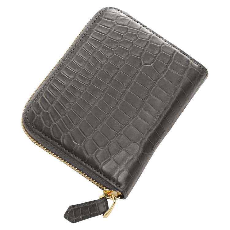ミニ財布 メンズ クロコダイル 小さい財布 財布 本革 (06001533-mens-1r) バレンタイン | sankyo shokai | 10