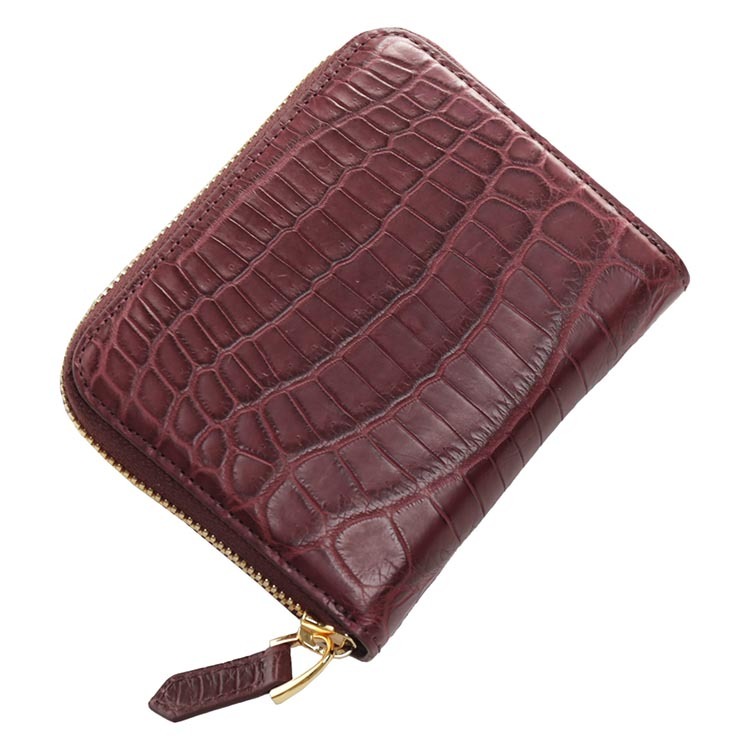 ミニ財布 メンズ クロコダイル 小さい財布 財布 本革 (06001533-mens-1r) バレンタイン | sankyo shokai | 13