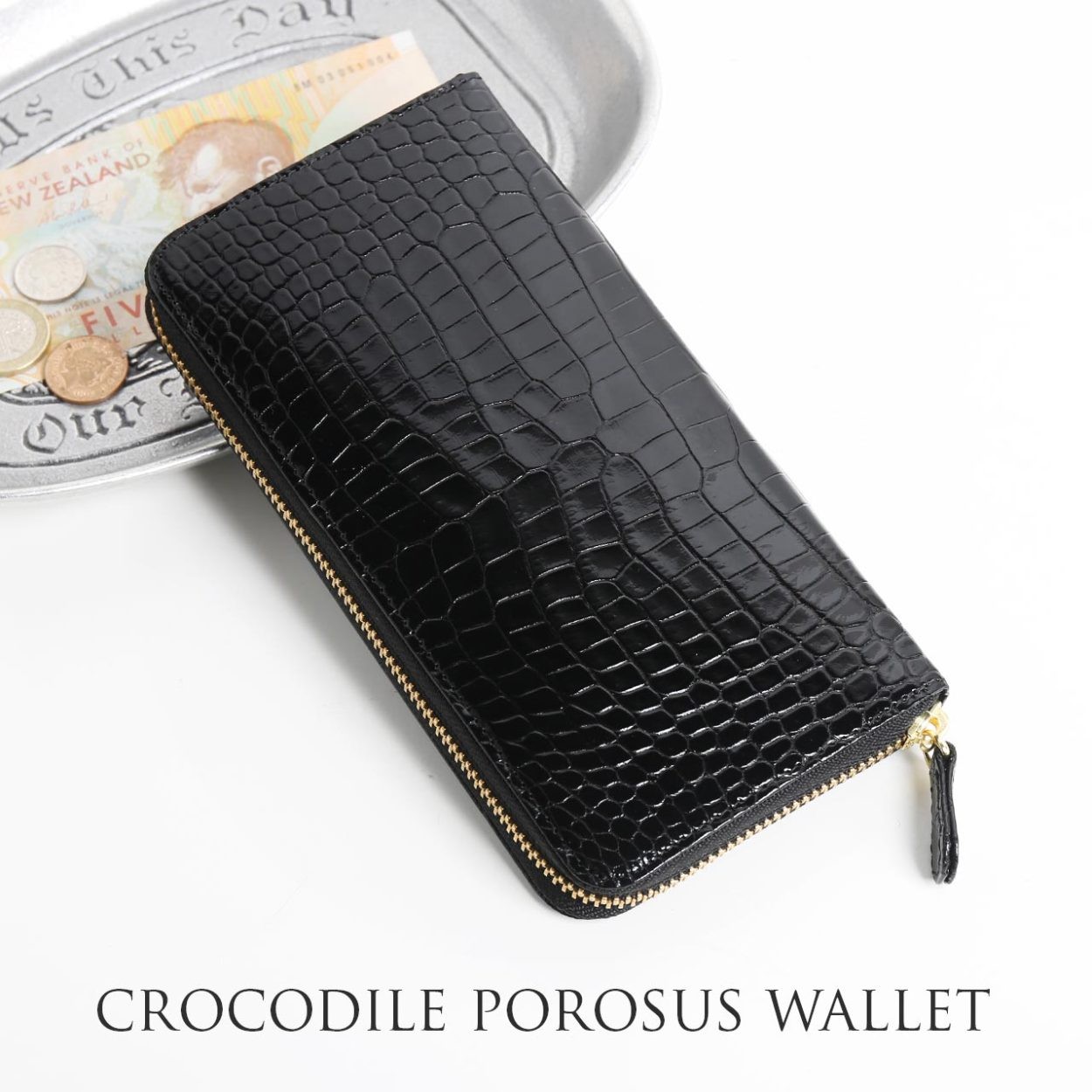Crocodile Porosus Mini Wallet【最高級ポロサス使用】 - gerogero2.sakura.ne.jp