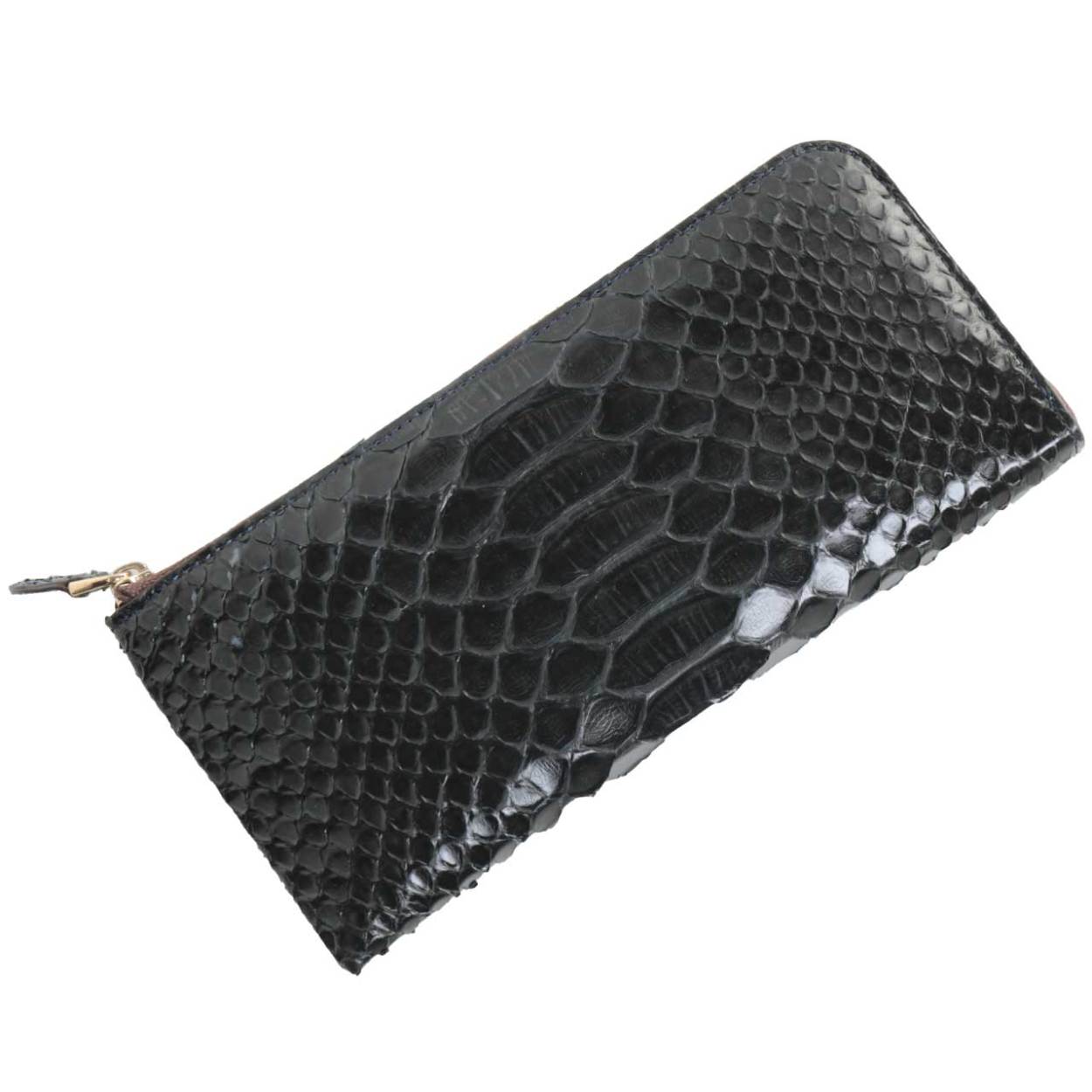 sankyo shokai（三京商会） ダイヤモンドパイソン L字ファスナー 長