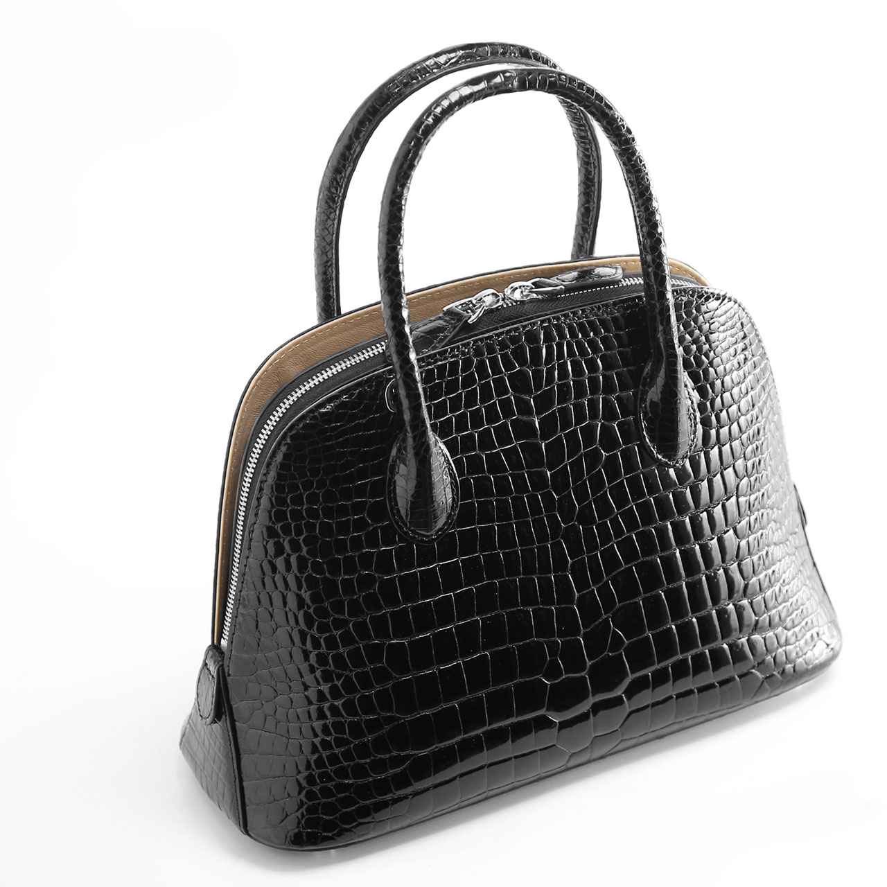 sankyo shokai（三京商会） スモール クロコダイル ハンドバッグ