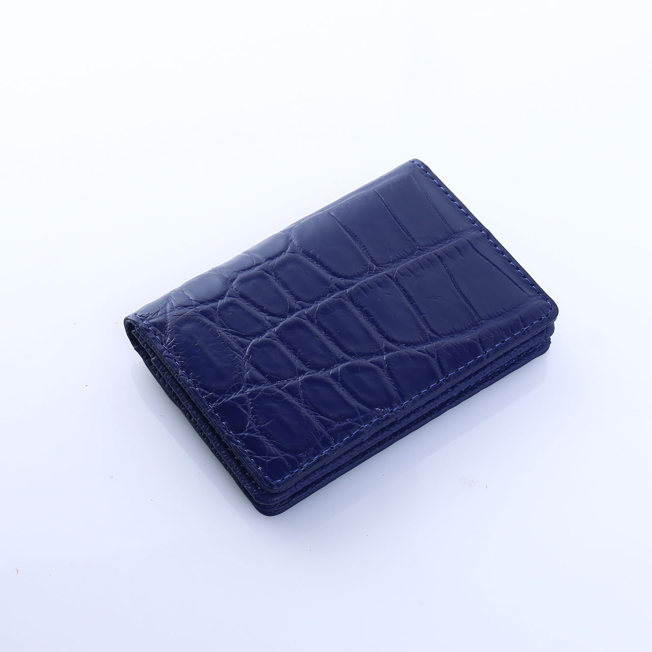T111★ZAO カードケース ザオ 名刺入れ レザー 黒 クロコダイル T111☆ZAO カードケース ザオ 名刺入れ レザー 黒 クロコダイル