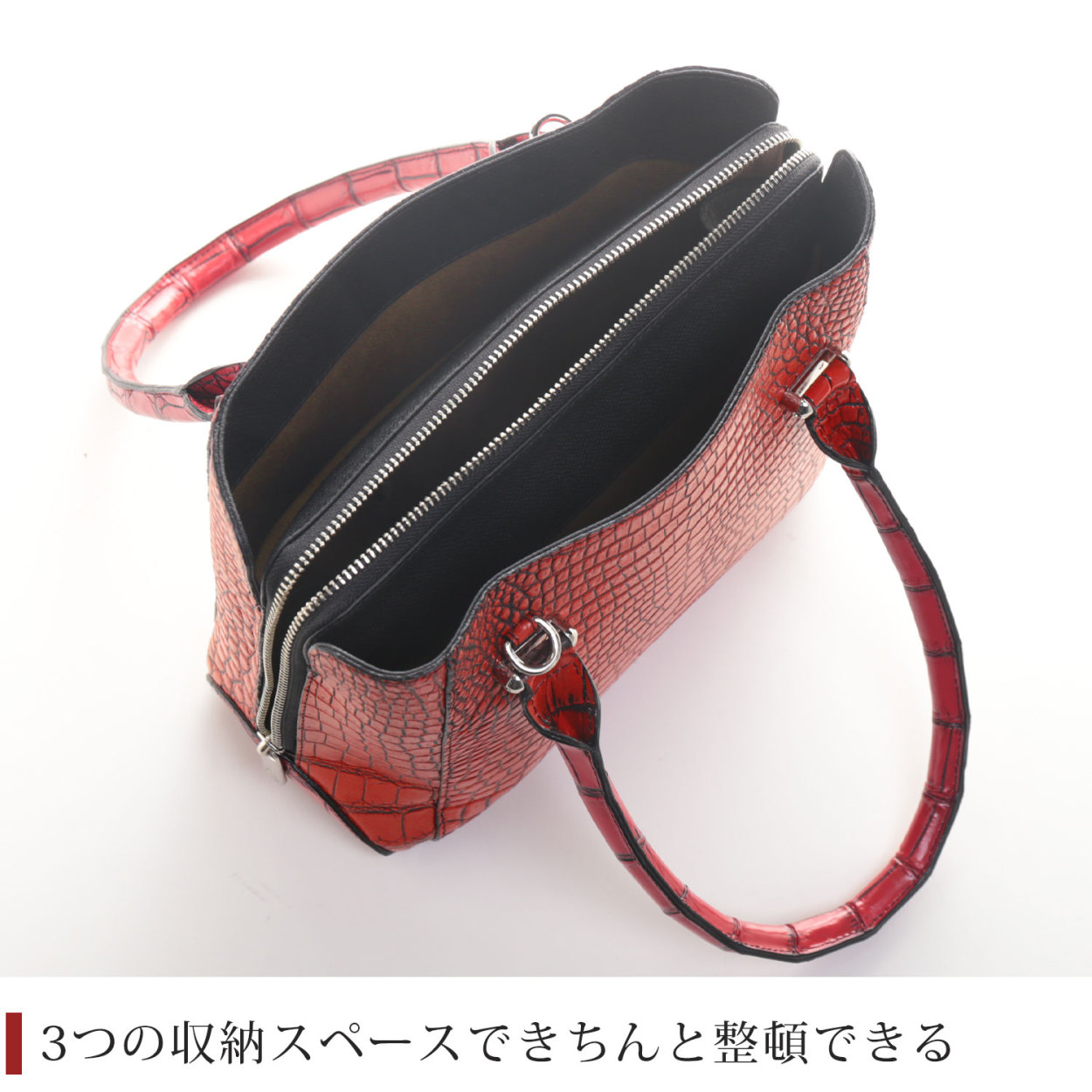 クロコダイル　ハンドバック　ショルダーバック　JRA認証 2way 楽天市場】クロコダイル ミニ トートバッグ 日本製 2WAY
