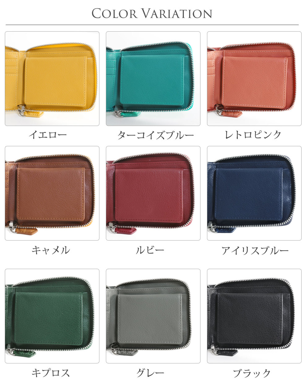 クロコダイル コンパクト財布 マット 加工 レディース