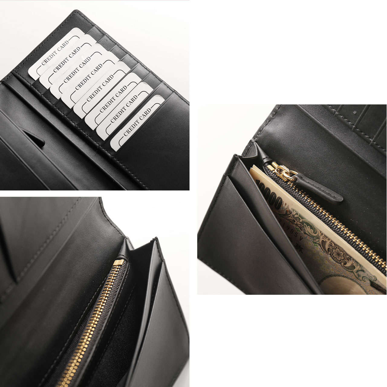 sankyo shokai（三京商会） クロコダイル 長財布 センター取り 一枚革