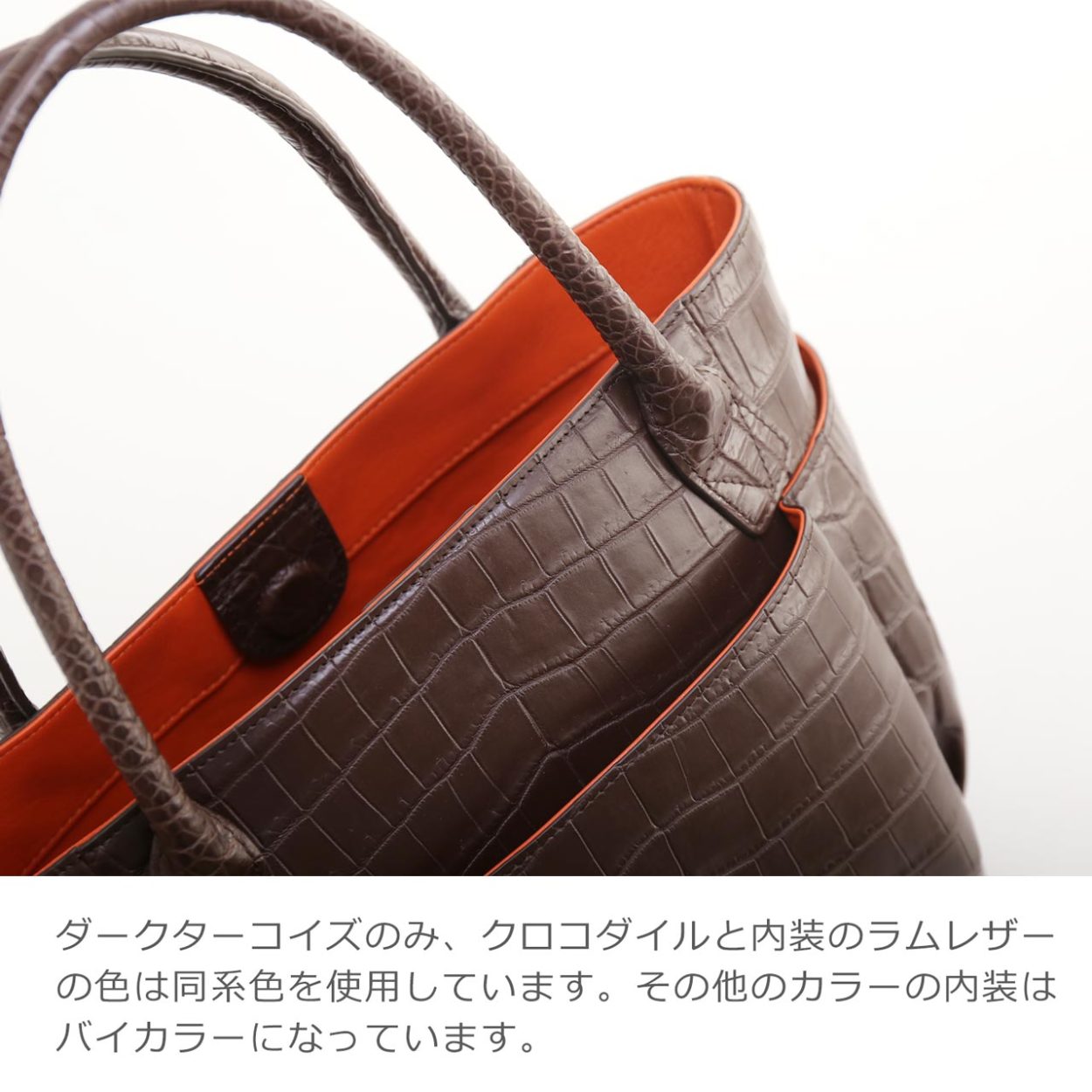 sankyo shokai（三京商会） クロコダイル トートバッグ レディース