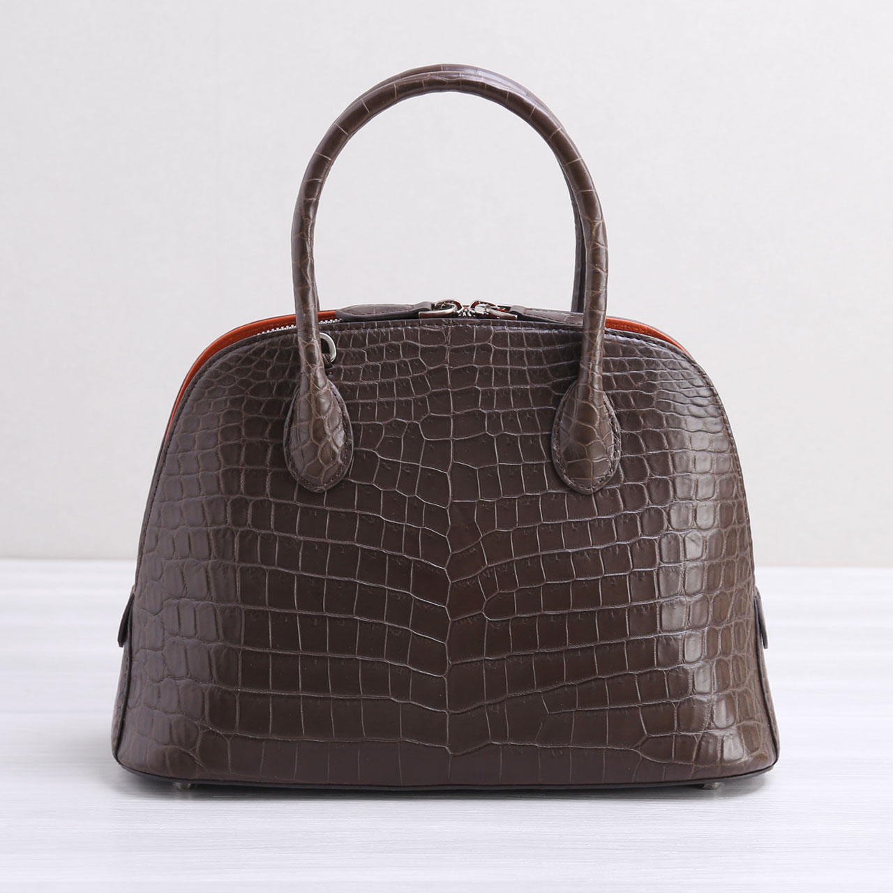 sankyo shokai（三京商会） クロコダイル ハンドバッグ レディース